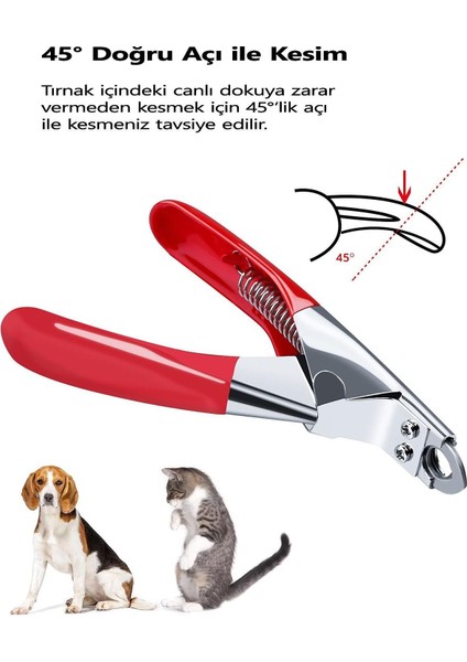 Kedi Köpek Tırnak Makası Çelik Evcil Hayvan Tırnak Kesme Makası Pet Shop Ürünleri indirimleri