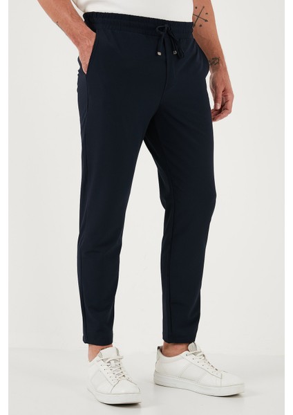 Streç Regular Fit Normal Bel Düz Paça Jogger Pantolon Erkek Pantolon CF25617801
