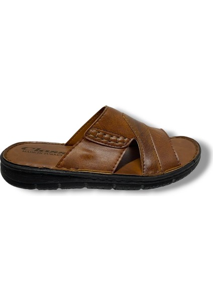Class C601-25 Deri Anatomik Soft Erkek Terlik