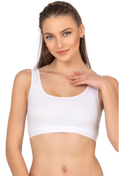 Özkan 27408 Kadın Viskon Kumaş Çıkarılabilir Pedli Balensiz Kaşkorse Kalın Askılı Sütyen Büstiyer fiyatları