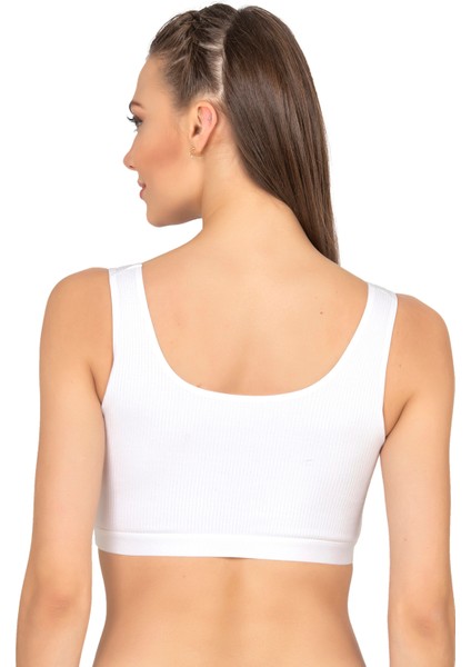 Özkan 27408 Kadın Viskon Kumaş Çıkarılabilir Pedli Balensiz Kaşkorse Kalın Askılı Sütyen Büstiyer modelleri