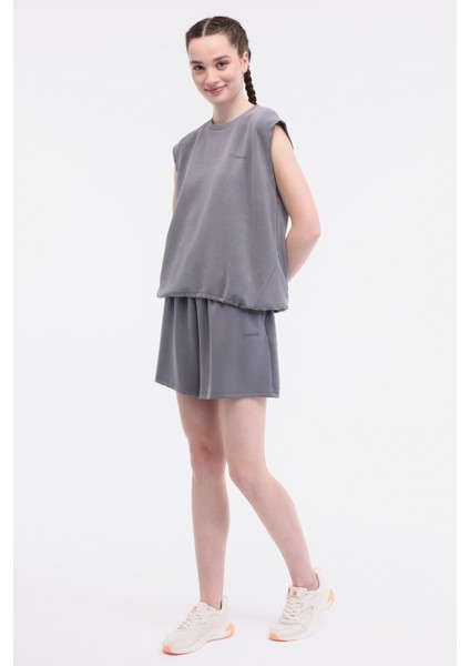 WL MARZIA 11MS444 5FX Gri Kadın Kısa Kol T-Shirt modelleri