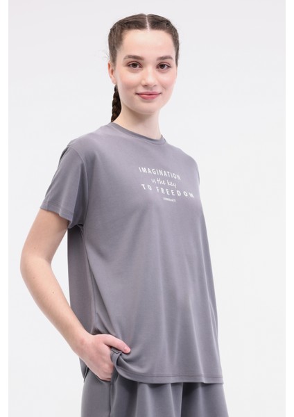 Wl Mıruna 11MS450 5fx Siyah Kadın Kısa Kol T-Shirt