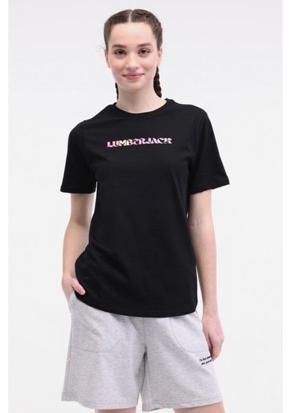 Wl Venus 11MD1052 5fx Siyah Kadın Kısa Kol T-Shirt