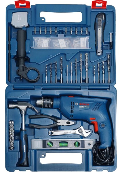 Gsb 600 Darbeli Matkap Mavi Profesyonel 600 Watt Hilti Matkap 100 Parça Hediye