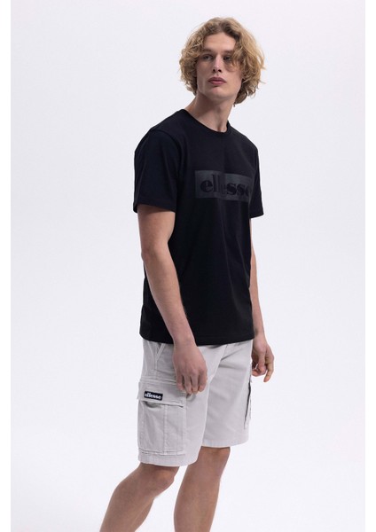 Pamuk Regular Fit Bisiklet Yaka Logolu T Shirt Erkek T Shirt EM589