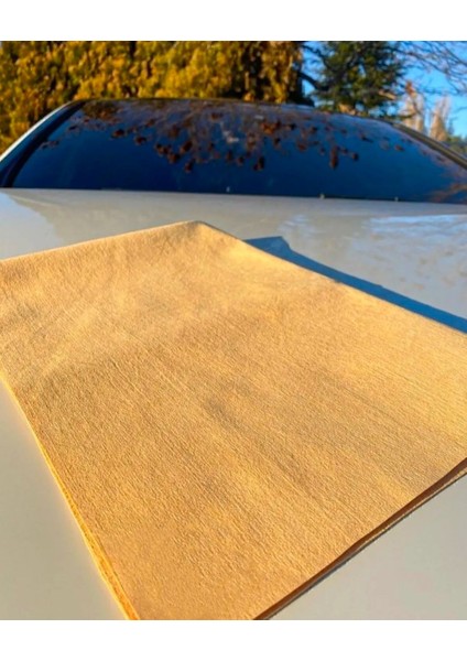 50X70 Profesyonel Gerçek Güderi Bez Araç Kurulama Bezi Oto Kurulama Bezi Deri Bez Büyük Boy