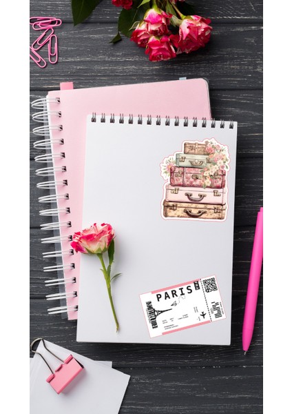Get It Girl! Sticker Seti - Laptop, Telefon, Defter ve Günlükler Için Ideal (11X24 Cm)