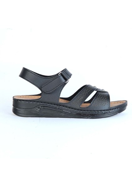 Moda Ayakkabı 01147 Serra Kadın Düz Sandalet