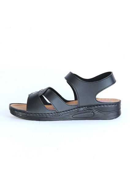 Moda Ayakkabı 01147 Serra Kadın Düz Sandalet