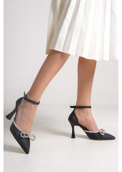 Moda Ayakkabı 01118 Ayışığı 7cm Topuklu Kadın Ayakkabı