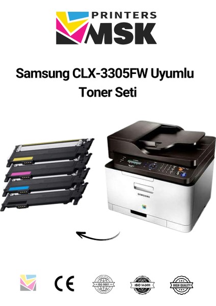 Samsung CLX-3305FW Uyumlu Toner Seti fiyatları