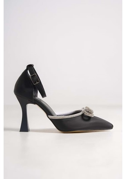 Moda Ayakkabı 01118 Ayışığı 7cm Topuklu Kadın Ayakkabı