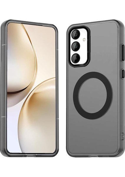 Samsung Galaxy A16 Kılıf Kamera Çıkıntılı Mat Magsafe Şarj Özellikli Kenarları Renkli Premium Sert Kapak