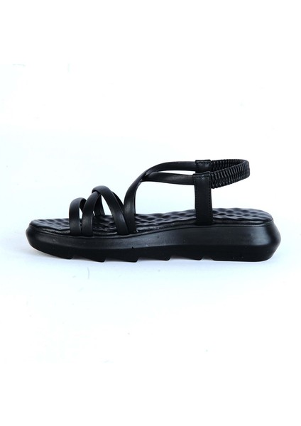 Moda Ayakkabı 01124 Şanzelize Bayan Sandalet