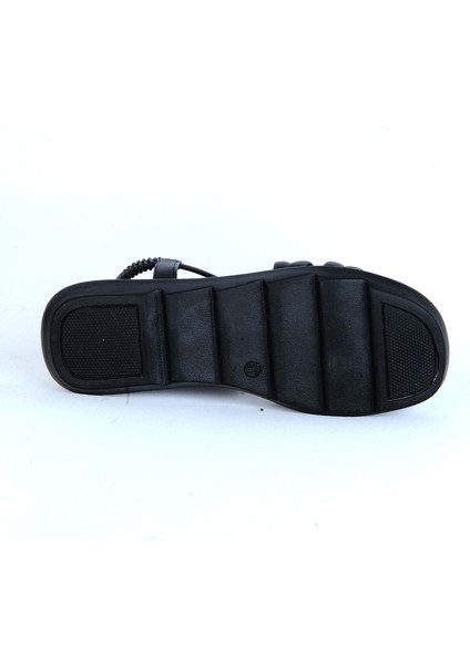 Moda Ayakkabı 01124 Şanzelize Bayan Sandalet