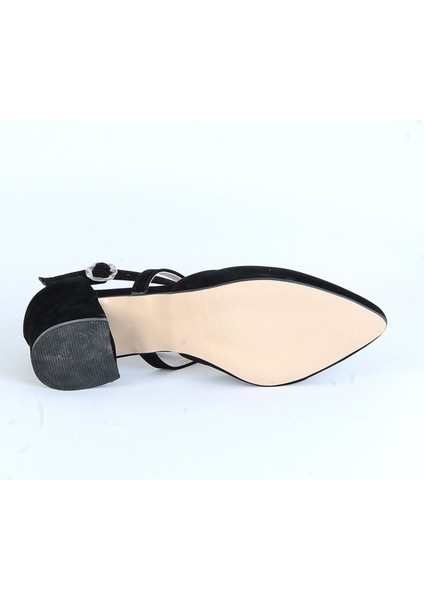 Moda Ayakkabı 794 Kadın Topuklu Ayakkabı - MDS00830-SIYAH-37