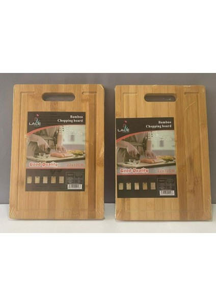 Lale Bambu Kesme Tahtası 32X22 cm