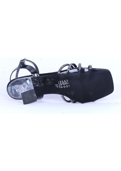 Moda Ayakkabı 531 Parlak Taşlı Şefaf 7cm Topuklu Ayakkabı fırsatları