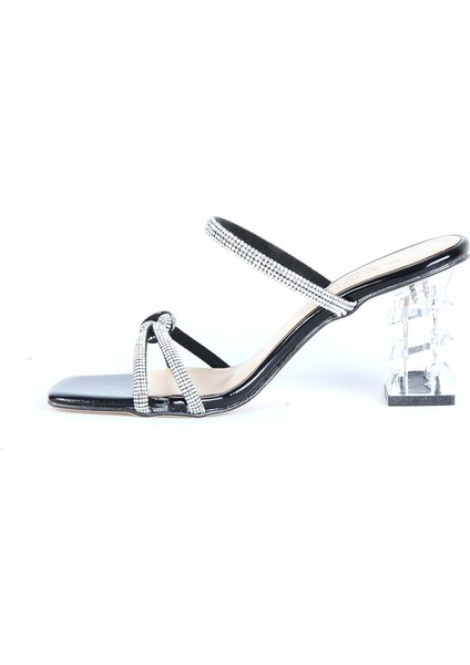 Moda Ayakkabı 2009 Kadın Topuklu Ayakkabı - MDS00858-SIYAH-37