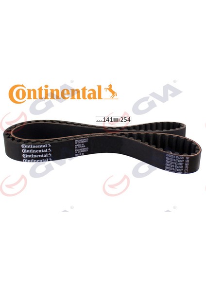 Triger Kayişi 141X254 Peugeot 207 cc Sw 308 3008 Berlingo C3 1.6hdi 8V 08 Ford C-Max Fiesta Gnzrz