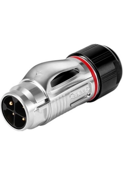BD-20-C04PE-03-006A 4-Pin Su Geçirmez Konnektör - Erkek