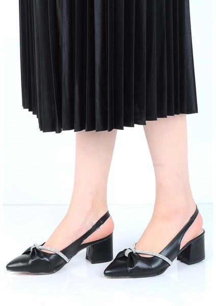 Moda Ayakkabı 01120 Cilt 3cm Topuklu Kadın Ayakkabı fırsatları