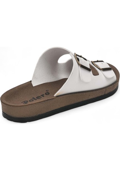 Moda Ayakkabı 27-48 Bej-Byz Kadın Terlik Ayakkabı
