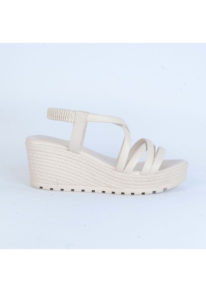 Moda Ayakkabı 01123 Şanzelize Bayan Sandalet