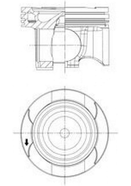 Piston Segman Std 82.01MM Mercedes OM654 W177 W247 W205 C118 C257 W213 W223 W447 B907 B910 Gnzrz