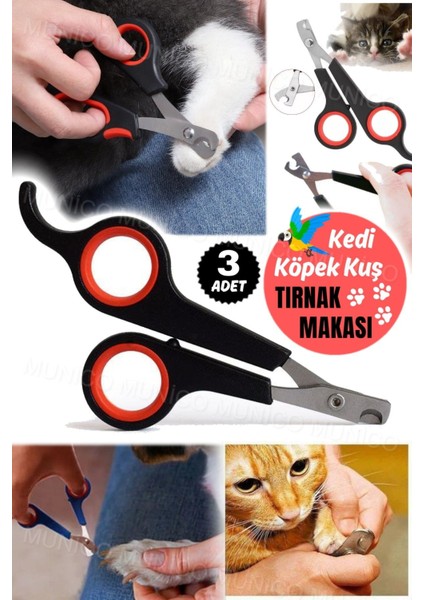 3 Adet Paslanmaz Çelik Kedi Köpek Tavşan Tırnak Makası Köpekler Kediler Için Tırnak Pençe Ke modelleri