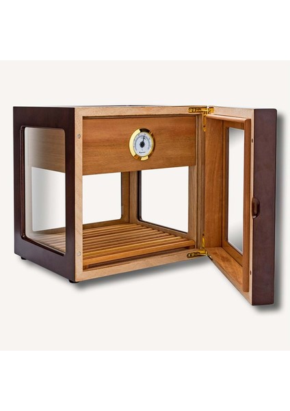 Cam Küp Cedar Tepsili Humidor 40LIK fırsatları