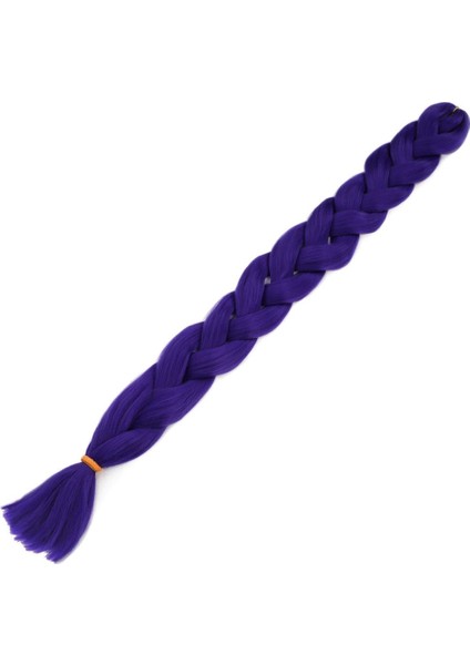 Sentetik Örgülük Saç 100 gr - Mor