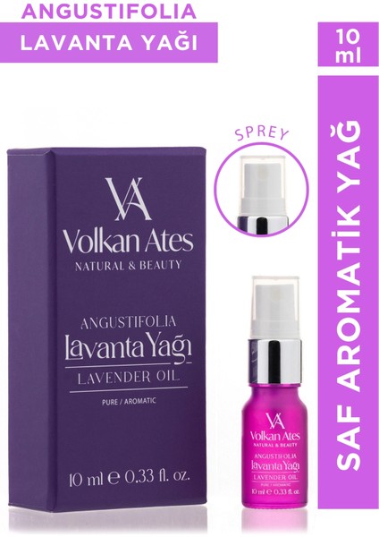 Lavandula Angustifolia Saf Lavanta Yağı Sprey 10 ml