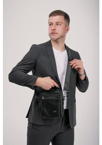 31593 Deri Askılı Çanta