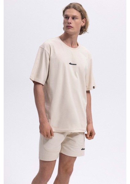 Pamuk Regular Fit Bisiklet Yaka Logolu T Shirt Erkek T Shirt EM391