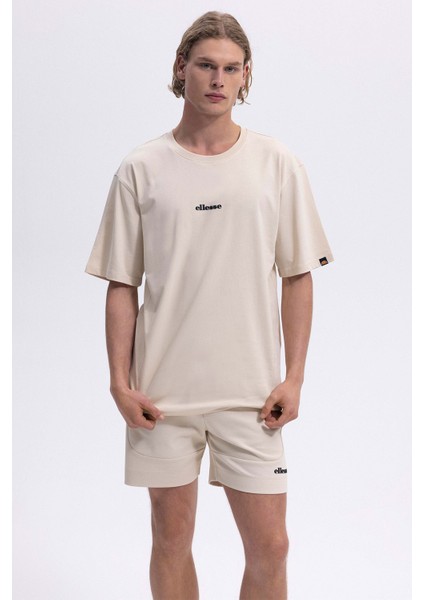 Pamuk Regular Fit Bisiklet Yaka Logolu T Shirt Erkek T Shirt EM391