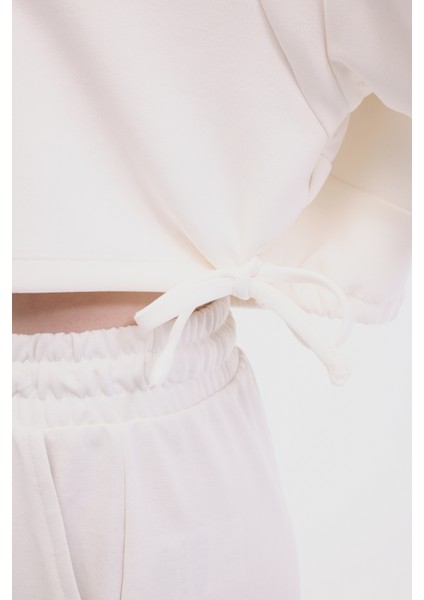 Wl Lın 11QFYY433-084 5fx Ekru Kadın Kısa Kol T-Shirt indirimleri