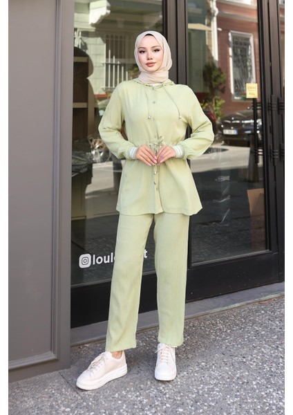 Ribana Detaylı Takım Mint Yeşili modelleri
