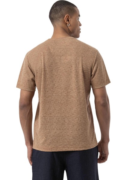 Keten Bisiklet Yaka T-Shirt
