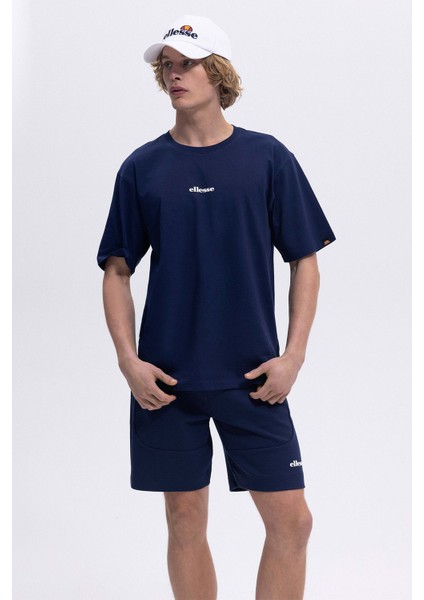 Pamuk Regular Fit Bisiklet Yaka Logolu T Shirt Erkek T Shirt EM391