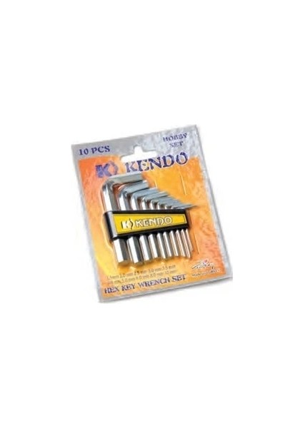 10 Parça Kısa Düz Alyan Vakumlu Hoby Set (5047)