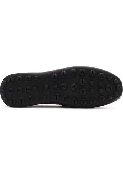Erkek Kahverengi Deri Casual Loafer 25SFD7551FT