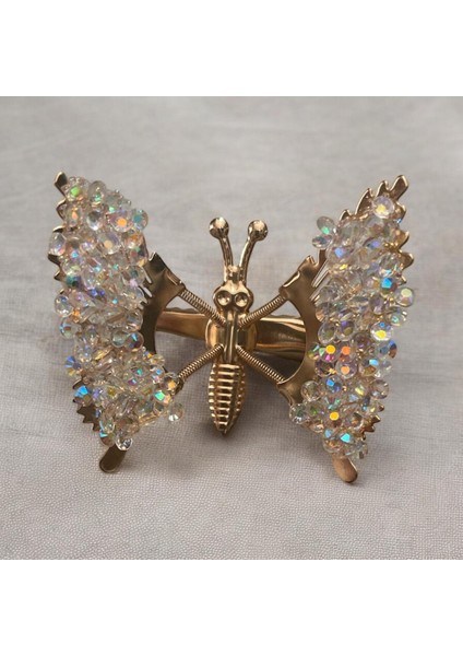 Kanatları Hareketli Taş Detaylı Kadın Pens Toka fiyatları