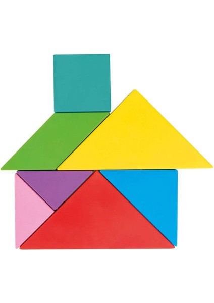 Nessiworld 03 569 Ahşap Manyetik Tangram -Pilsan Oyuncak