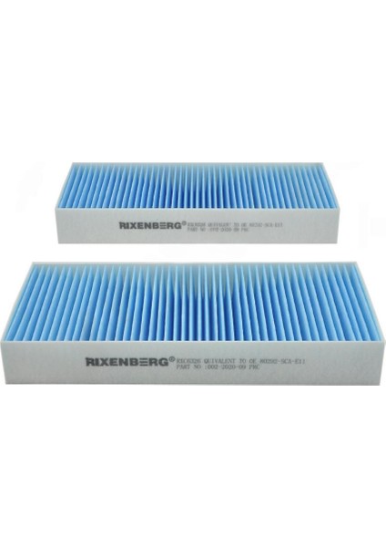 Honda Cıvıc Vıı 2001-2005 Polen Filtre RXC6326 80292-SCA-E11 CU2327-2 LA122/S E1906LI-2