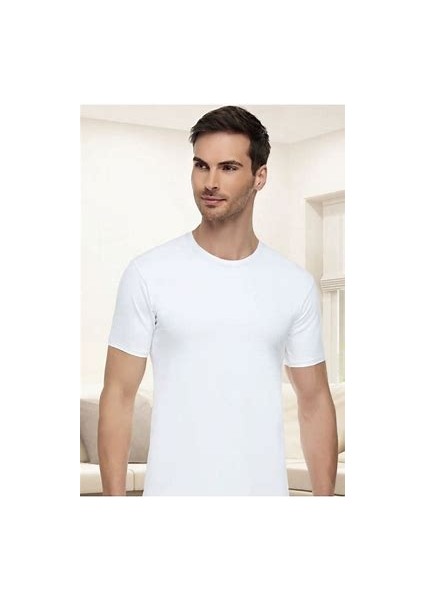 Erkek Sıfır Yaka Fanila Atlet 2'li Paket Beden 1 (S)