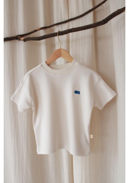 Balık Nakışlı Oversize T-Shirt