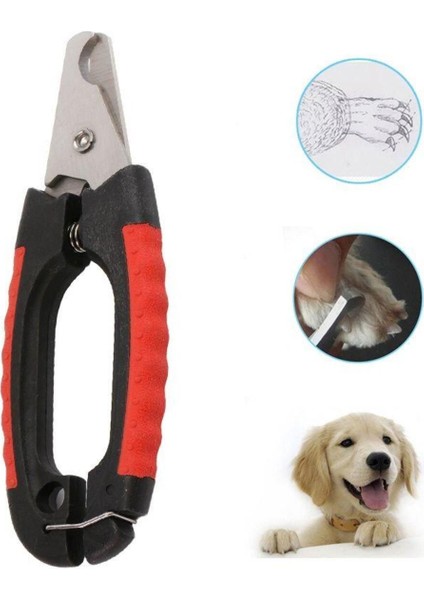 Kedi Köpek Tırnak Makası Kilitli Güvenlikli Yaylı Tırnak Makası