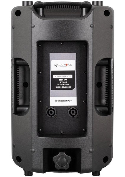 MV-3408 20 cm 200 Watt 8'' Plastik Kabin Pasif Hoparlör